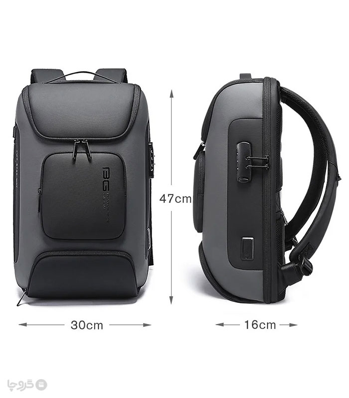 کوله پشتی ضد آب و ضد سرقت Bange بنج کد 7216 مناسب لپ تاپ و تبلت - دارای درگاه USB