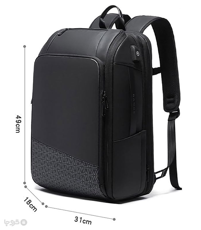 کوله پشتی مسافرتی ضد آب Bange بنج کد 22005 ظرفیت 54 لیتری - دارای درگاه USB