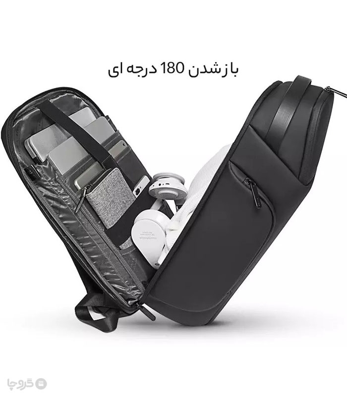 کوله پشتی سفری ضد آب Bange بنج کد 7277 - دارای درگاه USB