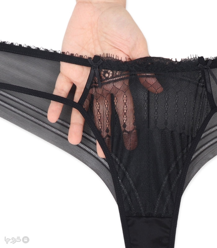 ست شورت و سوتین توری فنردار Barone بارون گلدوزی کد 345 مدل 070