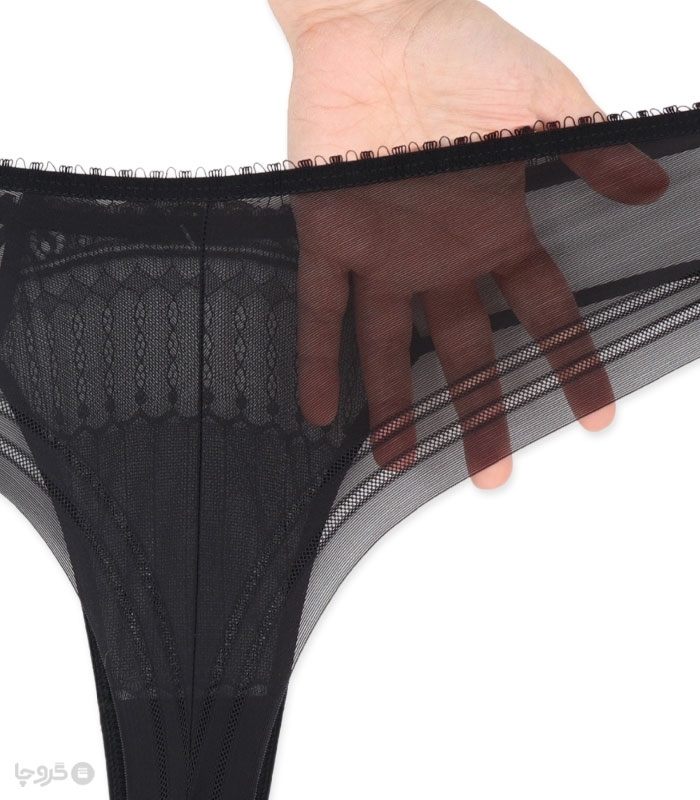 ست شورت و سوتین توری فنردار Barone بارون گلدوزی کد 345 مدل 070