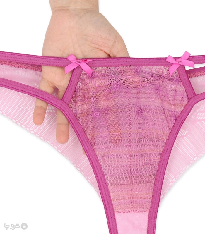 ست شورت و سوتین توری فنردار Barone بارون گلدوزی کد 345 مدل 024