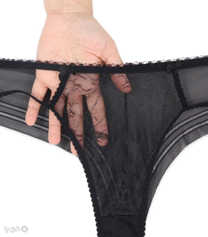 ست شورت و سوتین توری فنردار Barone بارون گلدوزی کد 345 مدل 071