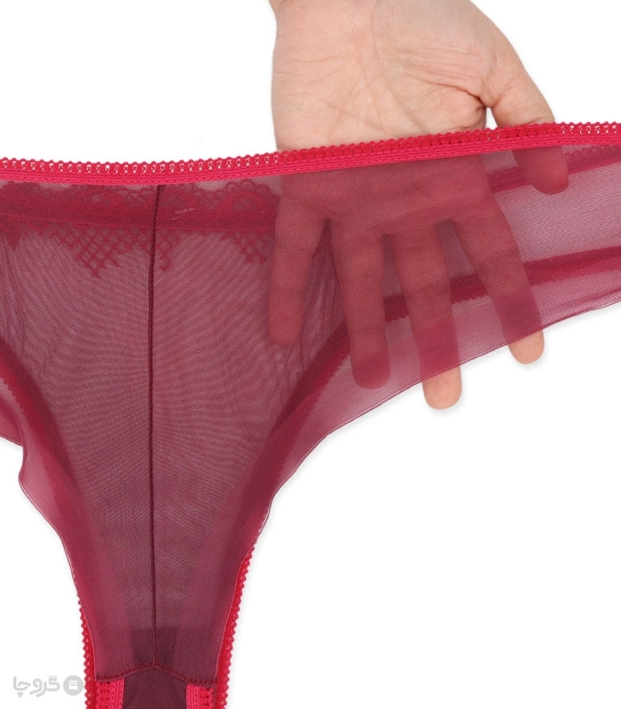 ست شورت و سوتین توری فنردار Barone بارون گلدوزی کد 345 مدل031