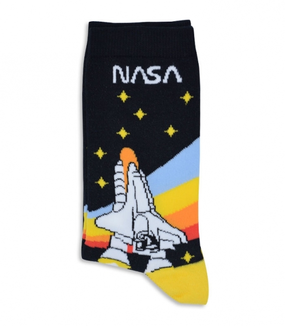 جوراب ساقدار Chetic طرح ناسا رنگی
