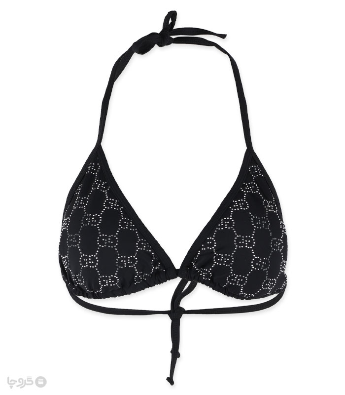 مایو دو تکه کاپدار Fitan فیتن کد 202 طرح Gucci