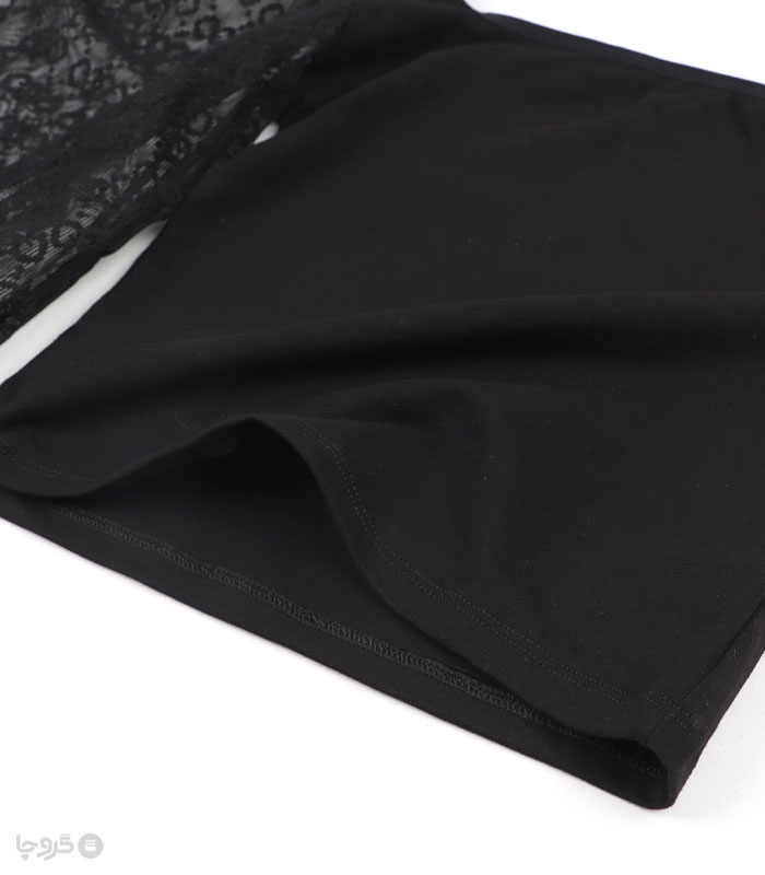 کراپ آستین بلند نخ و تور Papillon پاپیلون کد 470 طرح Gucci