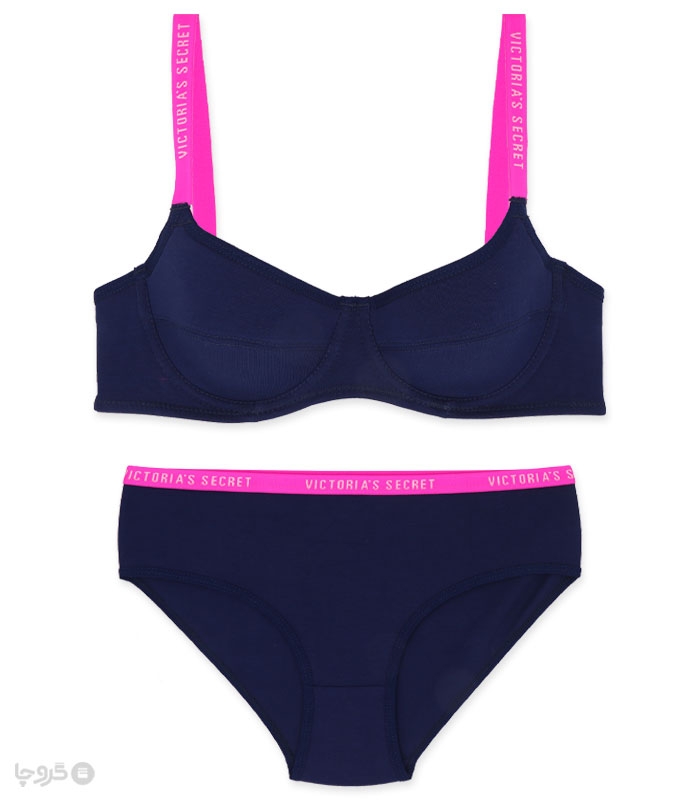 ست شورت و سوتین کاپدار نخی فنردار Misa میسا کد 9025 طرح Victoria's Secret