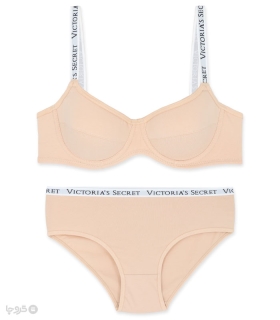 خرید ست شورت و سوتین کاپدار نخی فنردار Misa میسا کد 9025 طرح Victoria's Secret