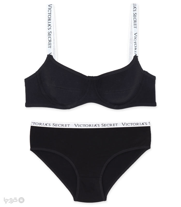 ست شورت و سوتین کاپدار نخی فنردار Misa میسا کد 9025 طرح Victoria's Secret