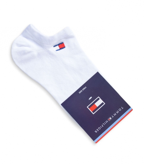 جوراب قوزکی طرح Tommy سفید
