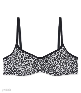 سوتین کاپدار نخی فنردار Anit آنیت کد 2025 طرح پلنگی