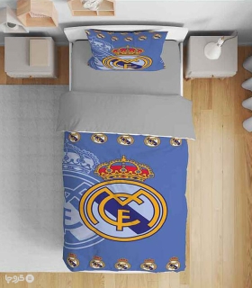 سرویس روتختی میکروفایبر نوپه هوم کد T4917 طرح Real Madrid CF