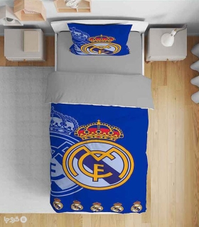 خرید سرویس روتختی میکروفایبر نوپه هوم کد T4917 طرح Real Madrid CF