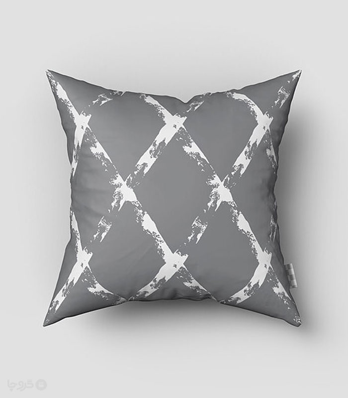 کاور کوسن مخمل نوپه هوم کد K4041 طرح لوزی