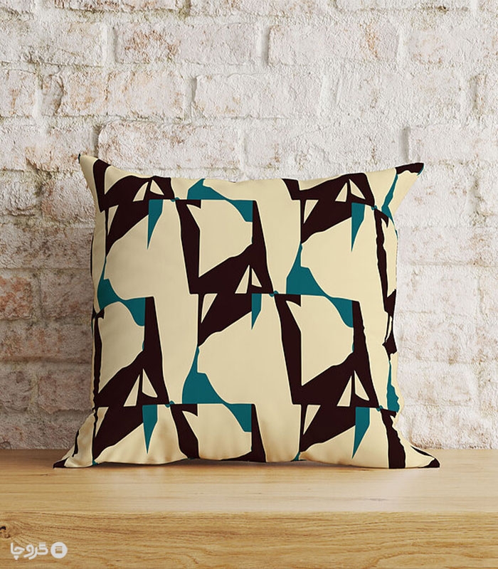 کاور کوسن مخمل نوپه هوم کد K4053 طرح شکاف