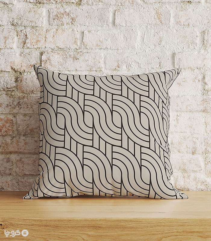 کاور کوسن مخمل نوپه هوم کد K4087 طرح گره