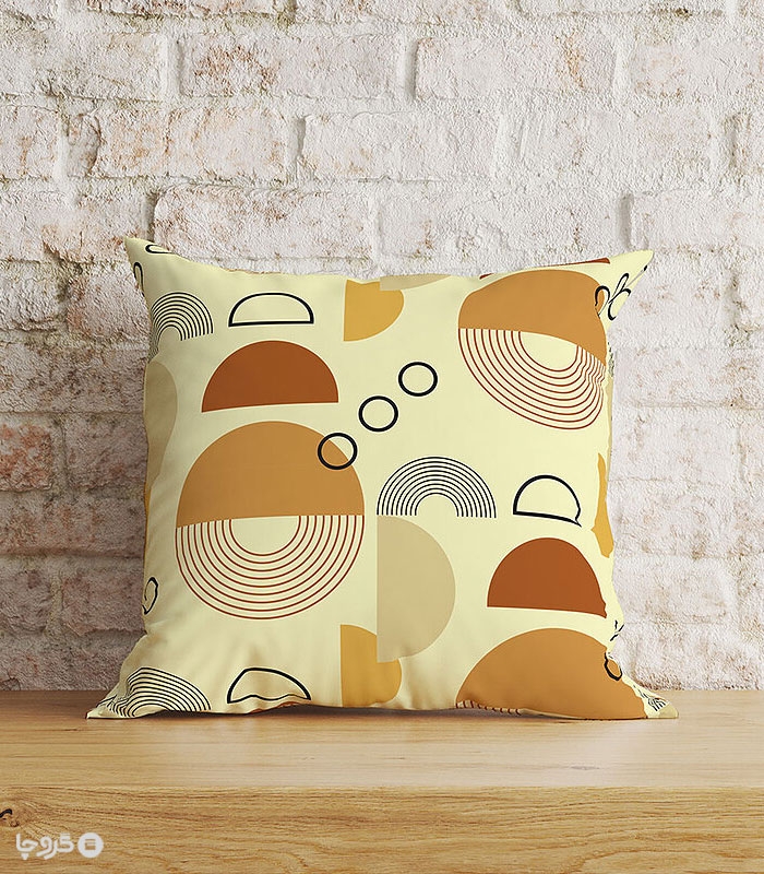 کاور کوسن مخمل نوپه هوم کد K4088 طرح دایره