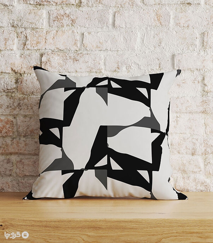 کاور کوسن مخمل نوپه هوم کد K4053 طرح شکاف