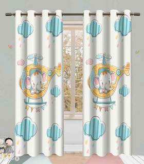 خرید پرده کودک نوپه هوم کد W4970 طرح فیل