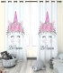 خرید پرده کودک نوپه هوم کد W5015 طرح ‌Be Unicorn