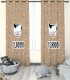 خرید پرده کودک نوپه هوم کد W5480 طرح گربه