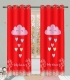 خرید پرده کودک نوپه هوم کد W5483 طرح ابر و قلب