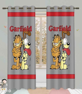 خرید پرده کودک نوپه هوم کد W5541 طرح Garfield
