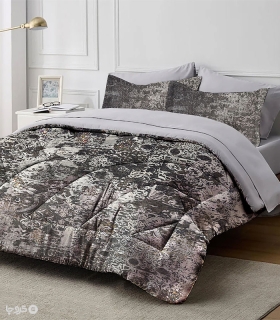 خرید سرویس روتختی مخمل شانل طلاکوب نوپه هوم کد 2508 طرح پتینه