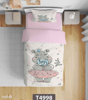 خرید سرویس روتختی میکروفایبر کودک و نوجوان نوپه هوم کد T4998 طرح خوک