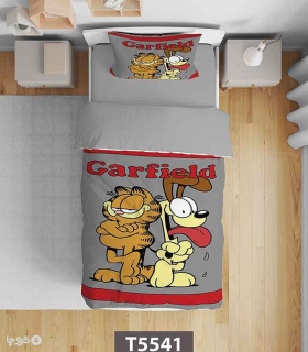 خرید سرویس روتختی میکروفایبر کودک و نوجوان نوپه هوم کد T5541 طرح Garfield