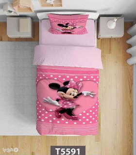 خرید سرویس روتختی میکروفایبر کودک و نوجوان نوپه هوم کد T5591 طرح Minnie Mouse