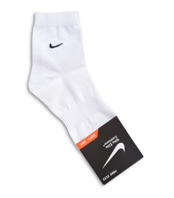 جوراب نیم ساق طرح Nike سفید