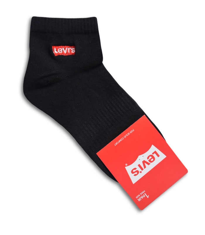 جوراب نیم ساق طرح Levi's مشکی