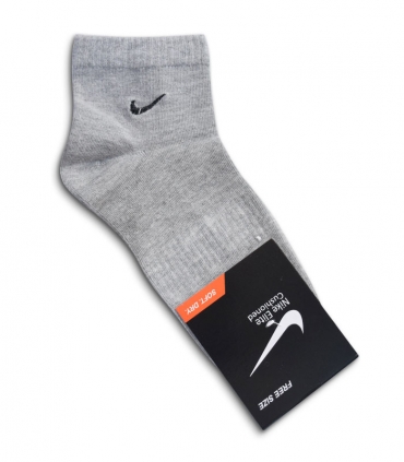 جوراب نیم ساق طرح Nike خاکستری