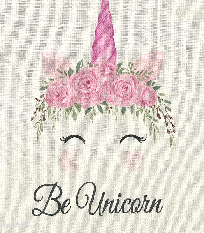 پرده کودک نوپه هوم کد W5015 طرح ‌Be Unicorn