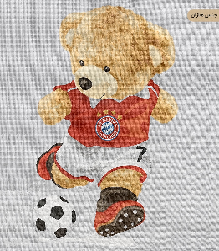 پرده کودک نوپه هوم کد W4920 طرح تدی