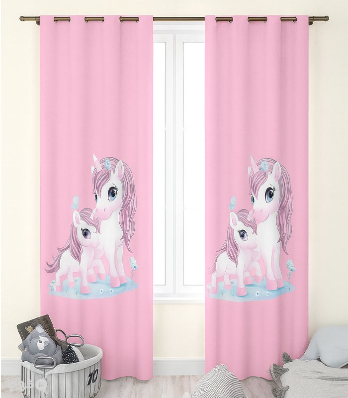 پرده کودک نوپه هوم کد W4808 طرح تکشاخ