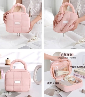 کیف نظم دهنده پنبه دوزی مدل Been Love طرح مربعی