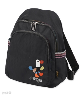 کوله پشتی برزنتی مینی گرل کد 852 طرح گلدوزی اردک