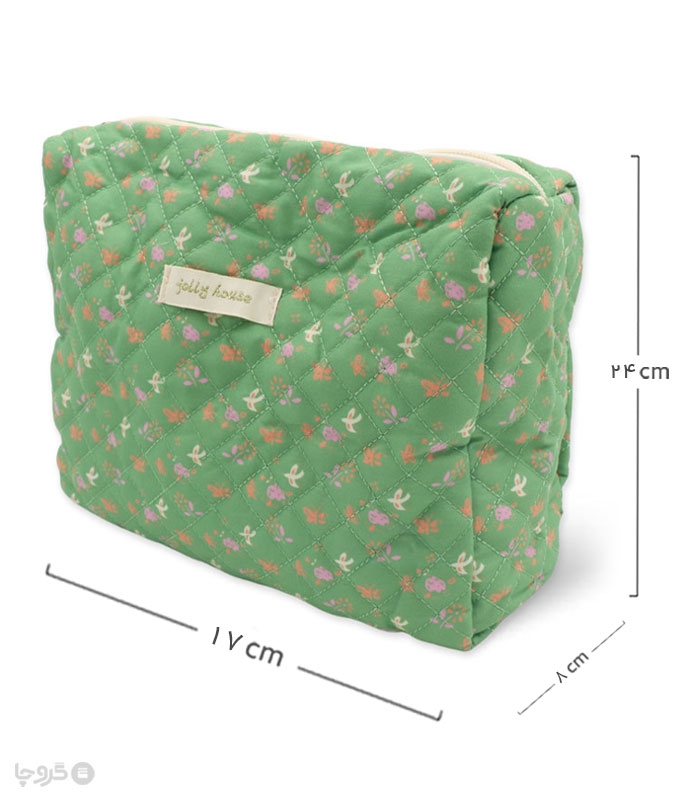 کیف نظم دهنده پنبه دوزی جولی هوس طرح گل و پروانه