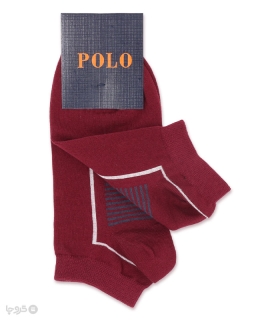 جوراب مچی مردانه کد 86506 گلدوزی طرح Polo