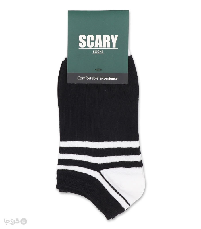 خرید جوراب مچی زنانه Scary اسکری کد 241064 طرح رینگی