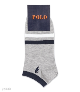 خرید جوراب مچی مردانه کد 86505 گلدوزی طرح Polo