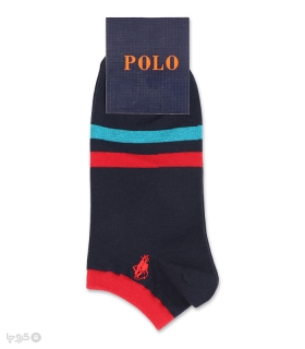جوراب مچی مردانه کد 86505 گلدوزی طرح Polo