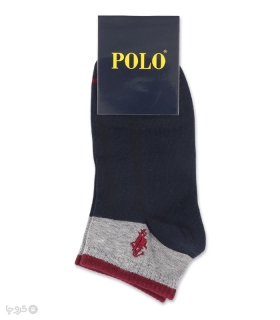 جوراب مچی زنانه کد 24504 گلدوزی طرح Polo