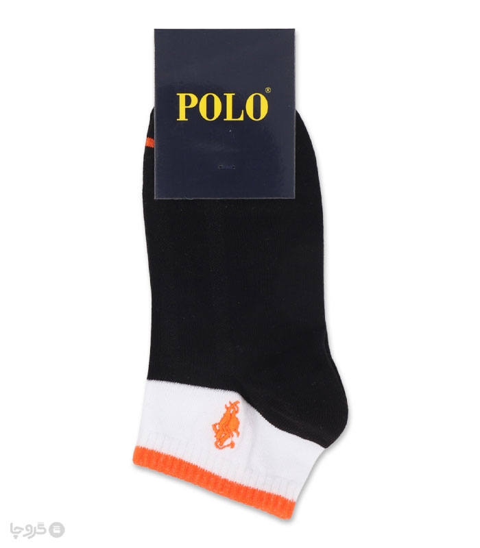 جوراب مچی زنانه کد 24504 گلدوزی طرح Polo