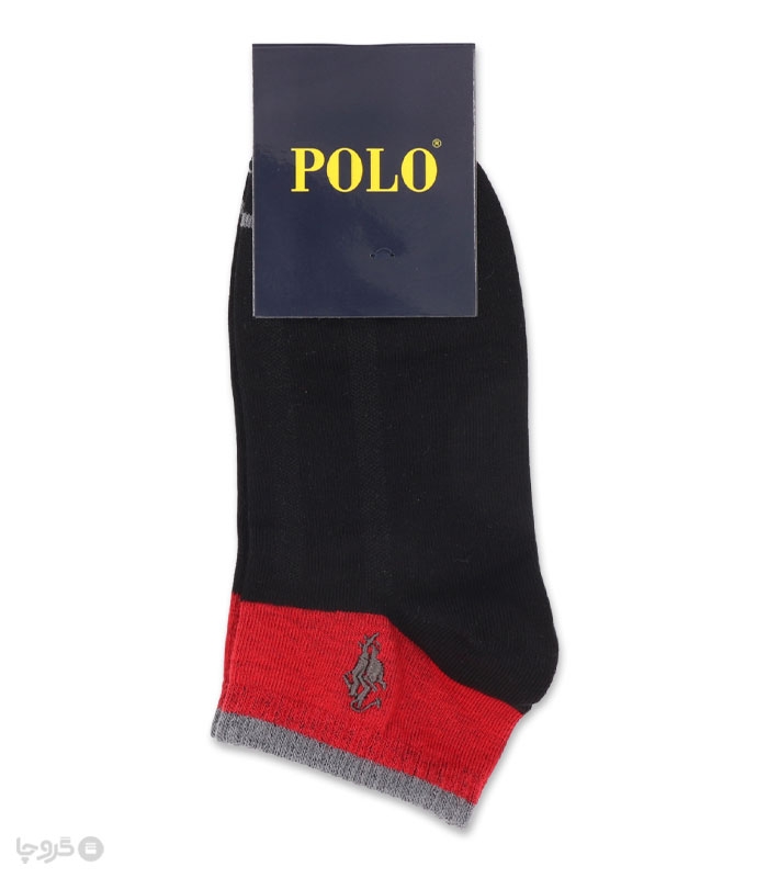 جوراب مچی زنانه کد 24504 گلدوزی طرح Polo