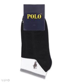 خرید جوراب مچی زنانه کد 24504 گلدوزی طرح Polo