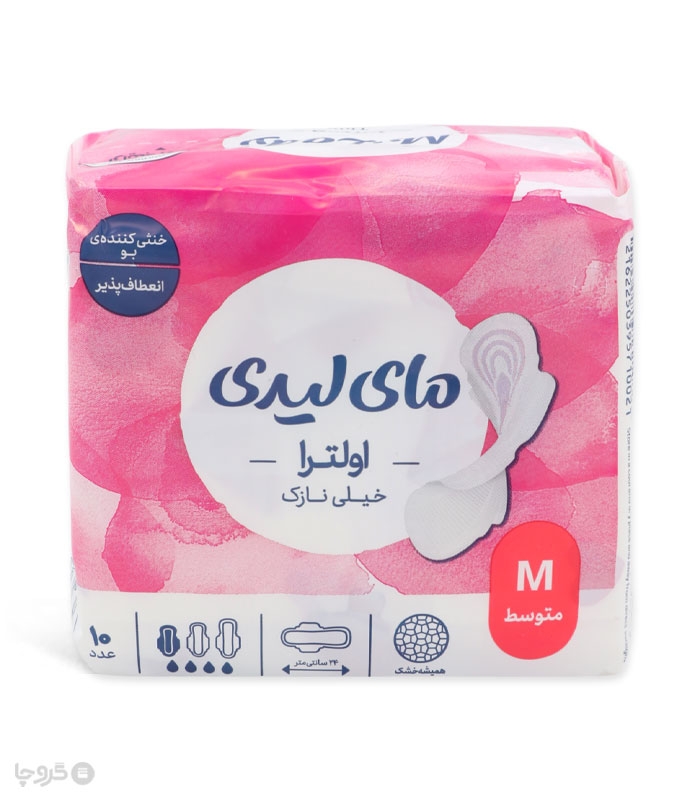 خرید نوار بهداشتی بالدار خیلی نازک مشبک MyLady مای لیدی مدل Instant Dry متوسط